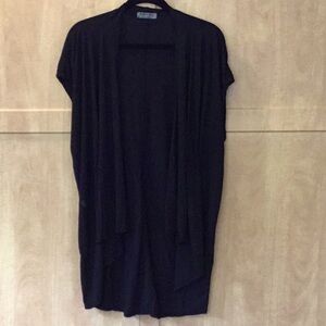 MICHAEL Stars Black Lightweight Short Sleeve Open Cardigan  Size: One Size  EUC